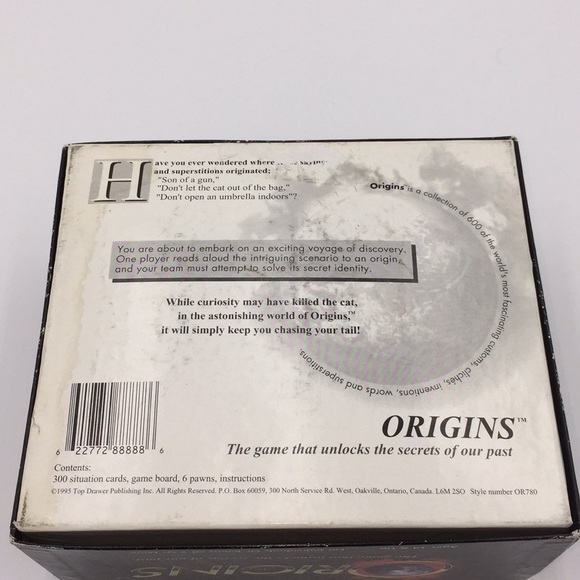 Vintage ORIGINS Board Game Unlocks Secrets of Past Strategy Game 1995 - Picture 7 of 10